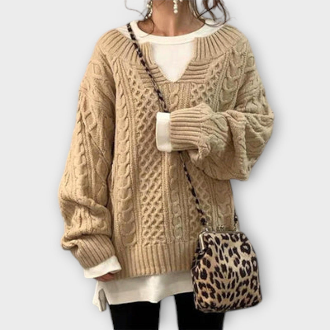 Cozy™ - Oversized Chunky Cable Knit Sweater