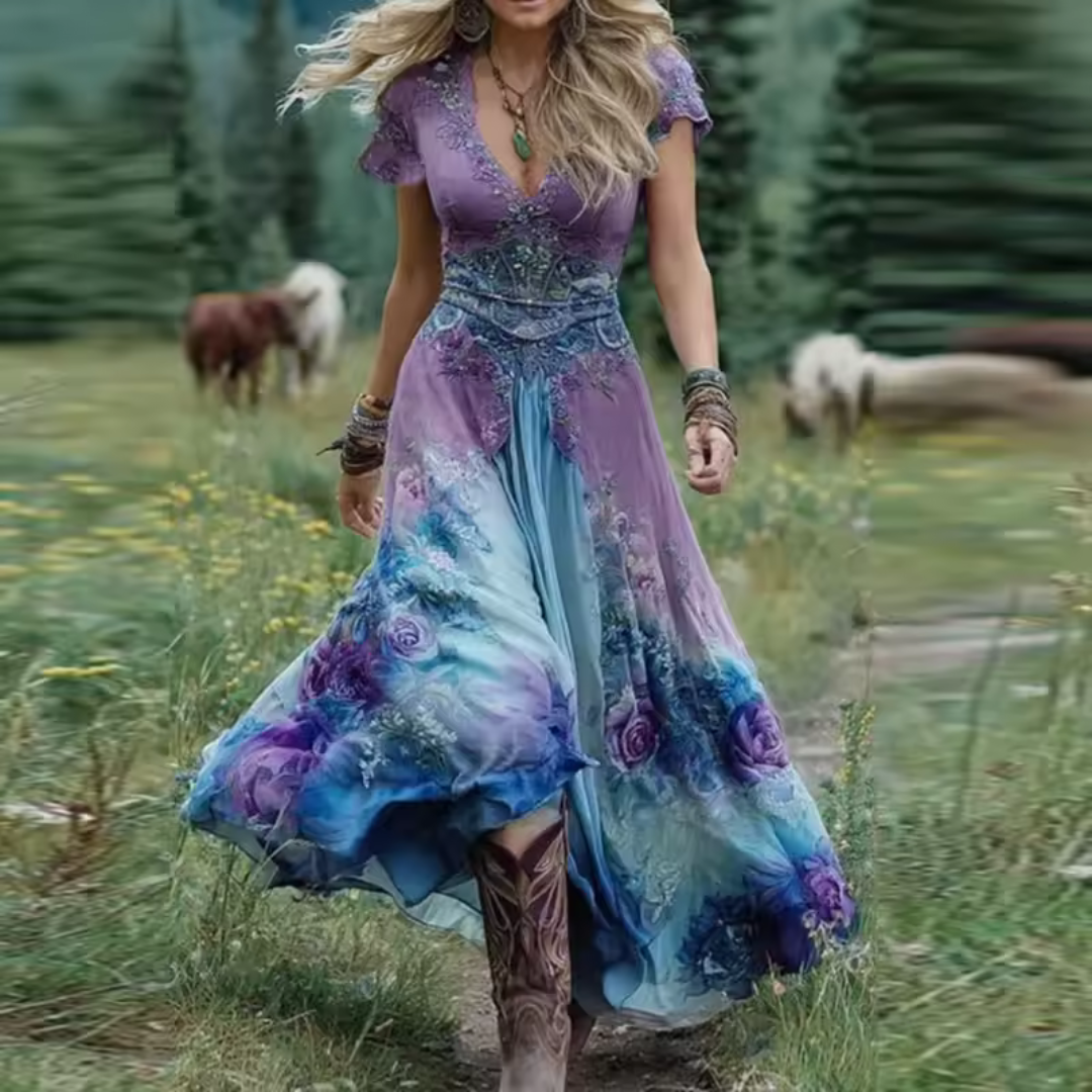 Aurora™ - Enchanted Bohemian Maxi Dress