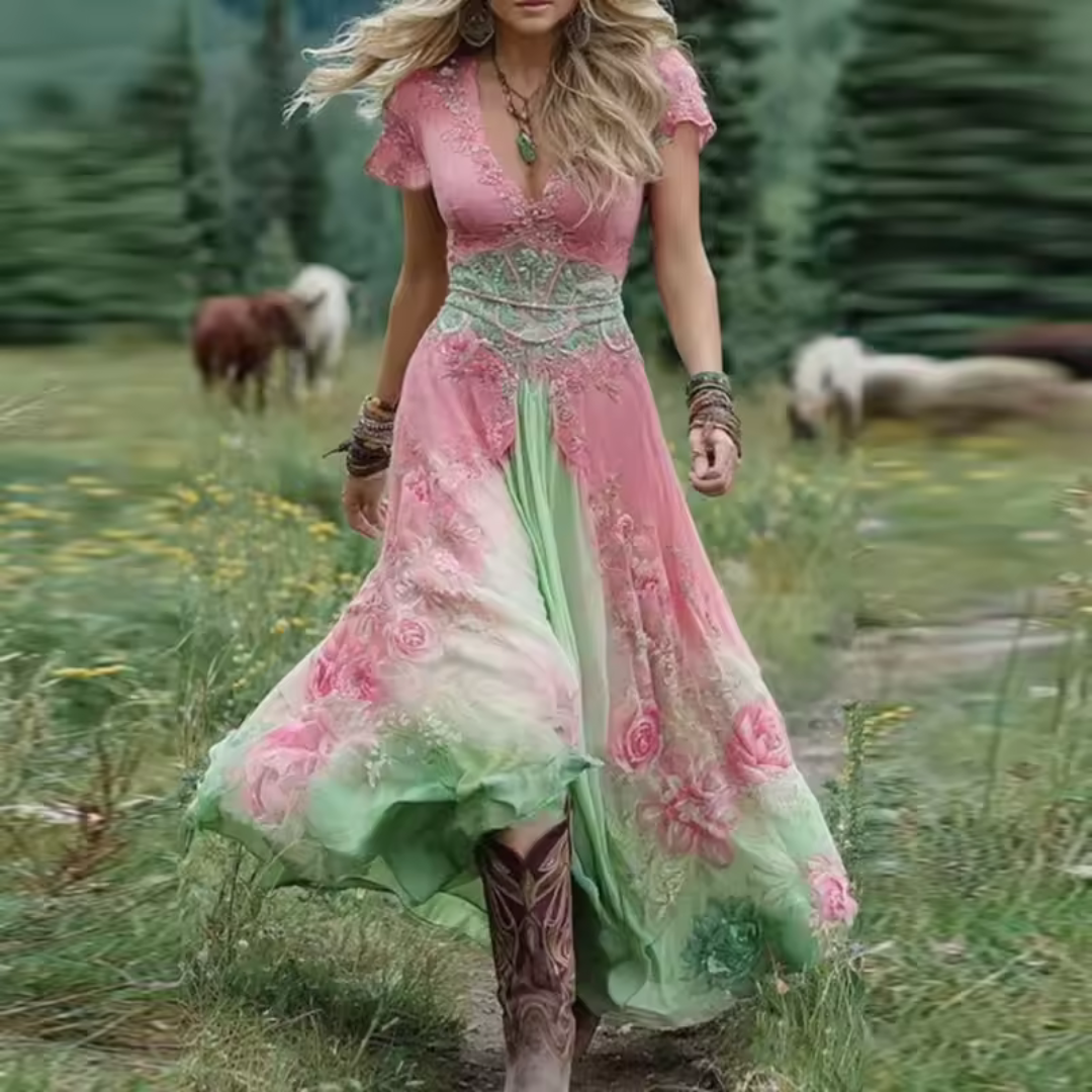 Aurora™ - Enchanted Bohemian Maxi Dress