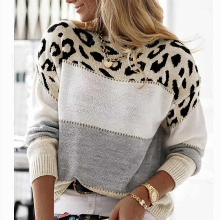 Cheyenne™ - Casual Leopard Print Sweater