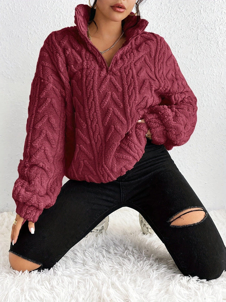 Aila™ - Cozy Zip-Up Sweater