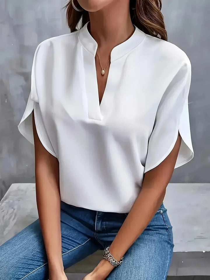 Thalia™ - Sophisticated V-Neck Top