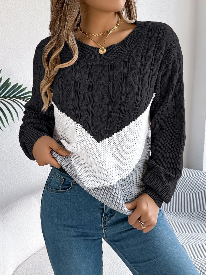 Flora™ - Chevron Stitch Sweater