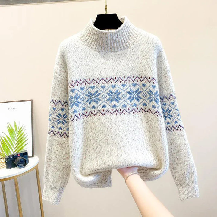 Isabella™ - Snowflake Knit Pullover