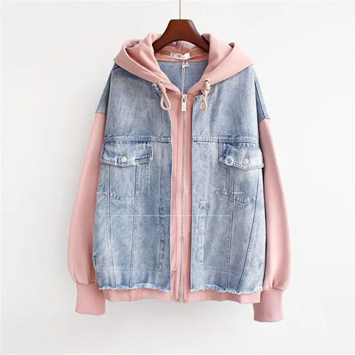 Vivian™ - Denim Hoodie Jacket
