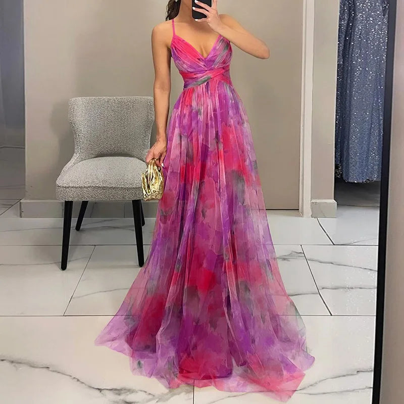 Jessica™ - Enchanting Floral Maxi Dress