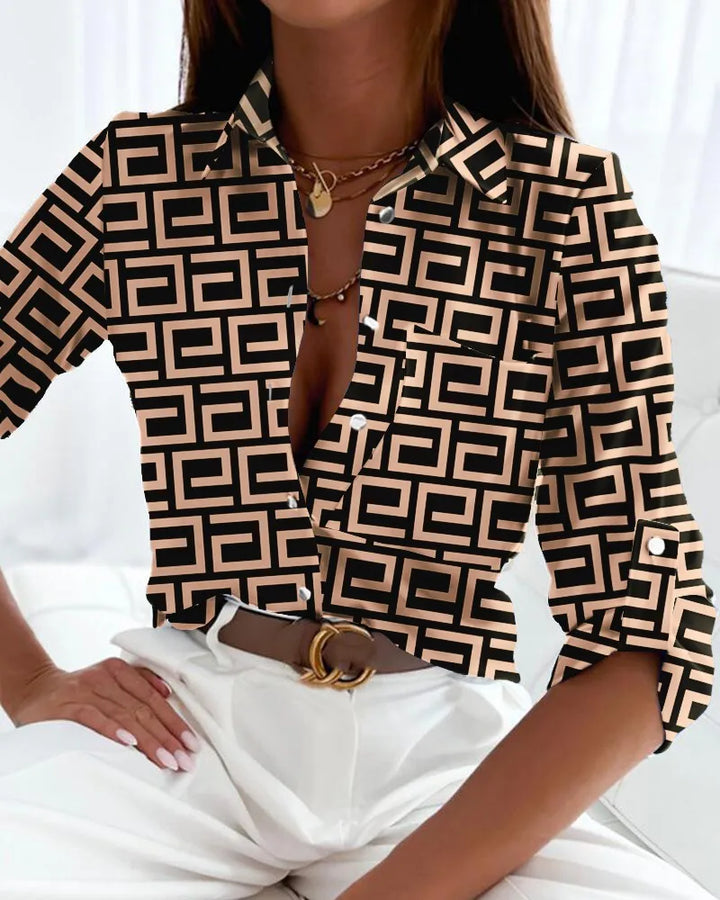 Freya™ - Chic Top with Artistic Flair