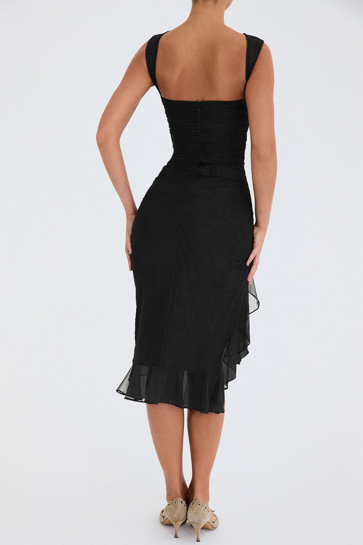 Phoebe™ - Ruffle Midi Dress