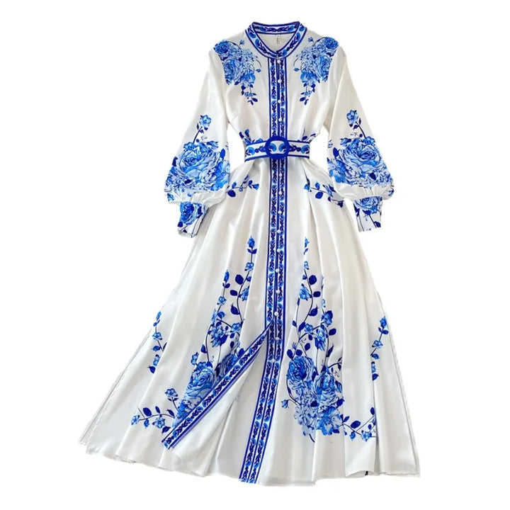 Eliana™ - Regal Blossom Maxi Dress