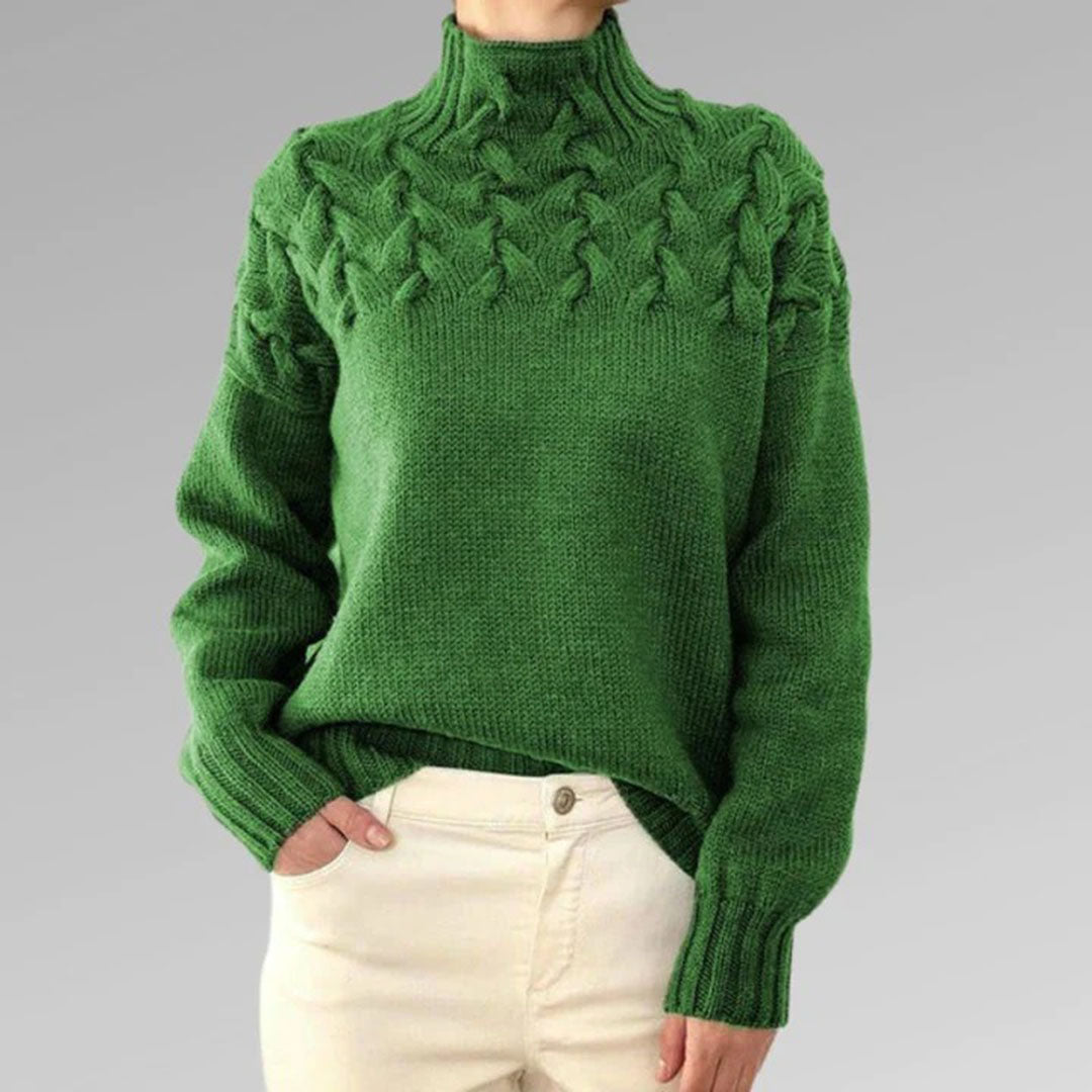 Betty™ - Blush Cable Knit Sweater