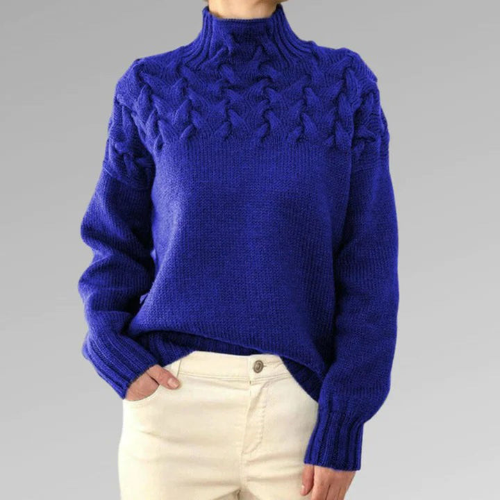 Betty™ - Blush Cable Knit Sweater