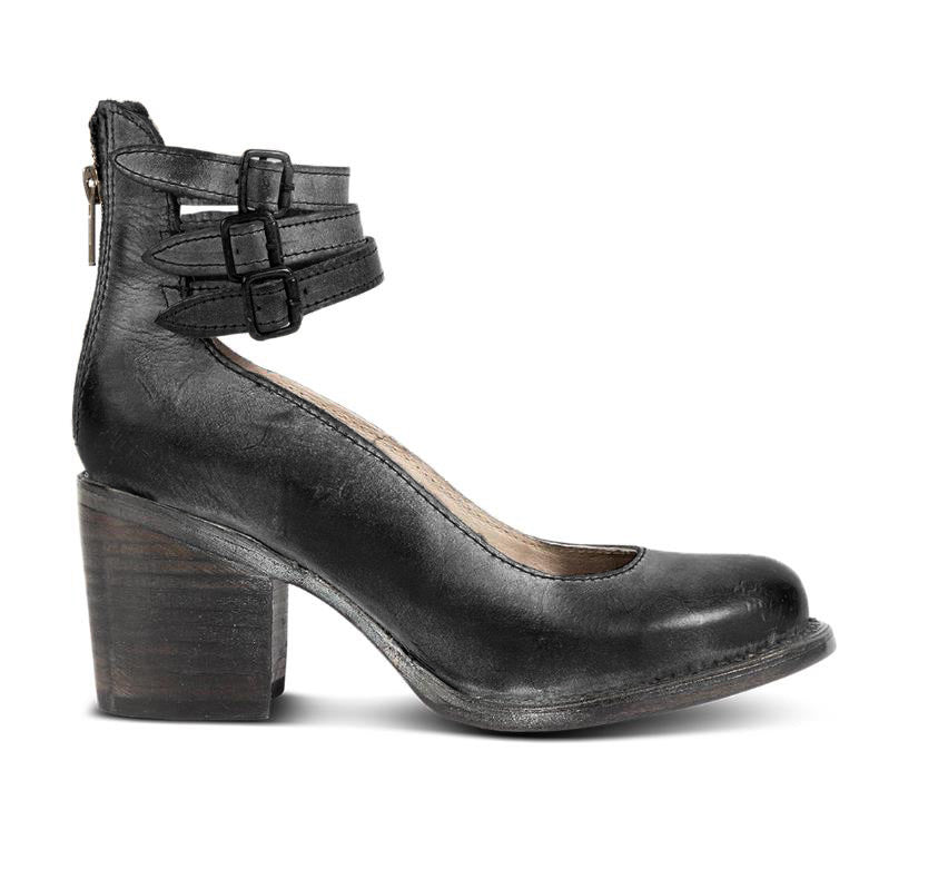 Evelyn™ - Timeless Vintage Leather Heels