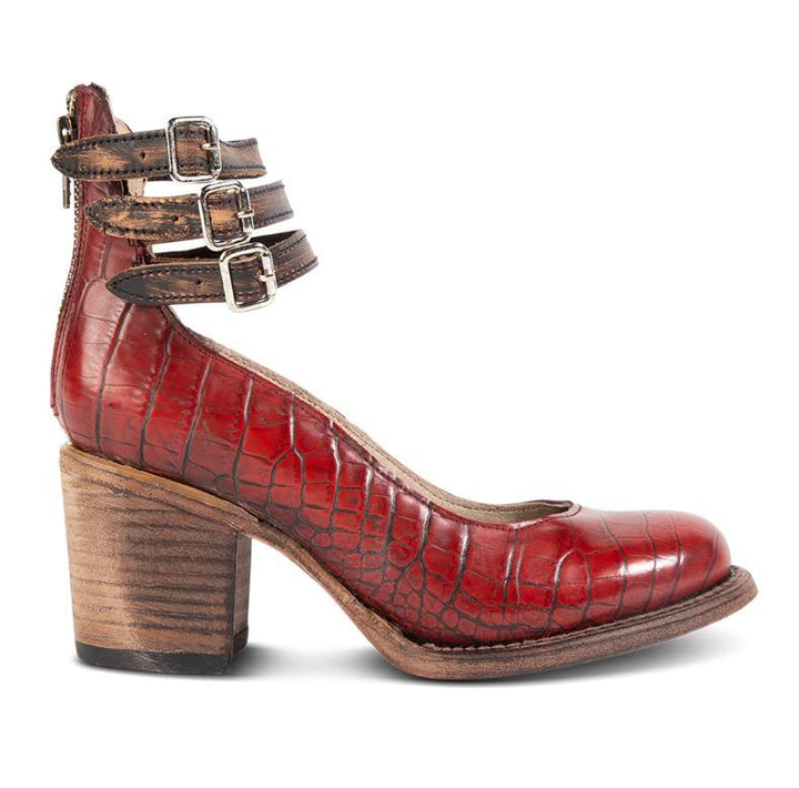 Evelyn™ - Timeless Vintage Leather Heels
