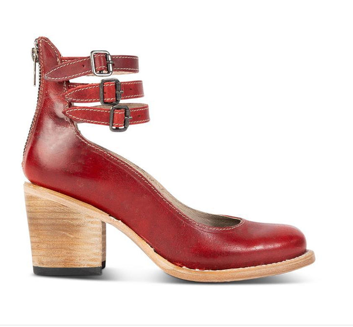 Evelyn™ - Timeless Vintage Leather Heels