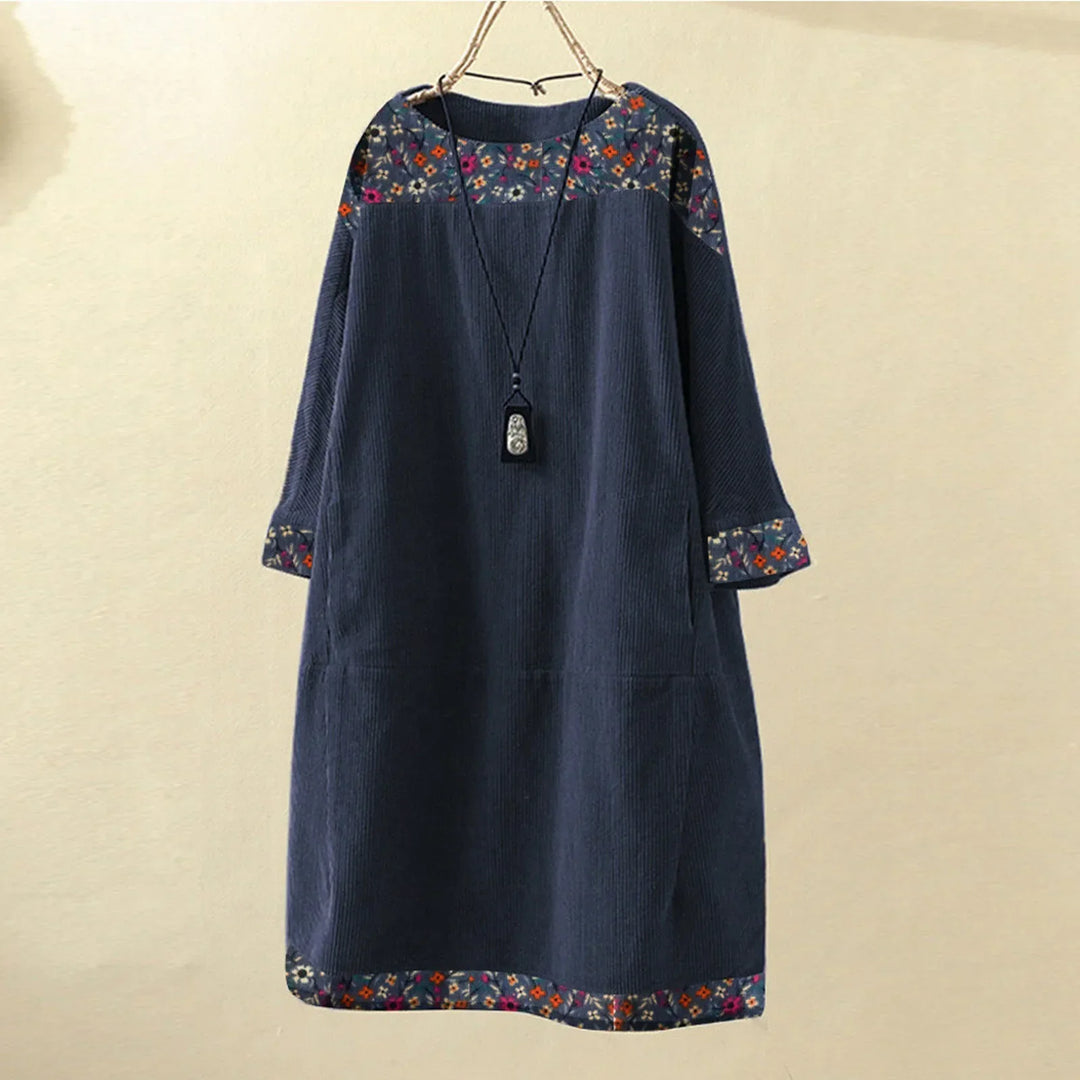 Rose™ - Midi Dress with Contrast Trim