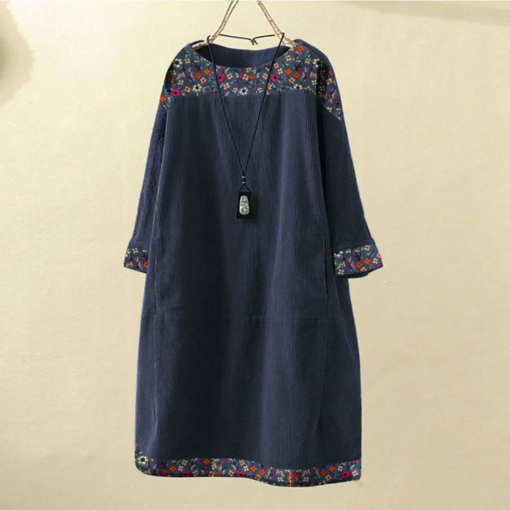 Rose™ - Midi Dress with Contrast Trim