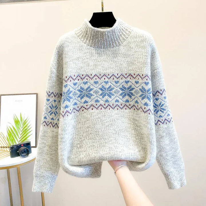 Isabella™ - Snowflake Knit Pullover