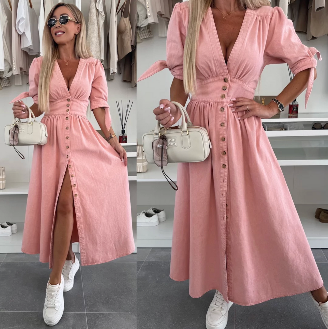 Rachel™ - Radiant Denim Dress