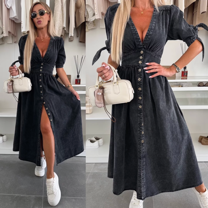 Rachel™ - Radiant Denim Dress