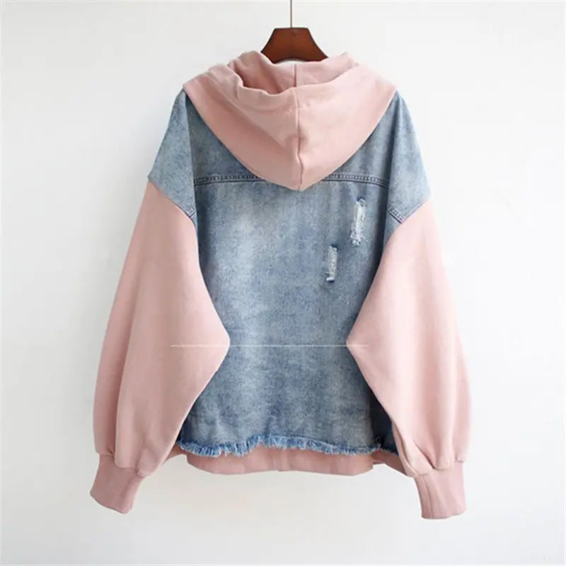 Vivian™ - Denim Hoodie Jacket