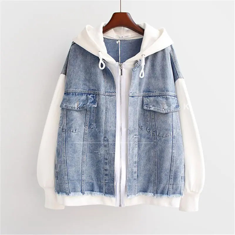 Vivian™ - Denim Hoodie Jacket