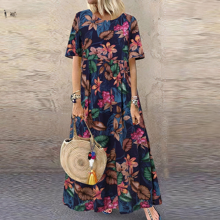 Isla™ - Elegant Floral Dress for Comfort