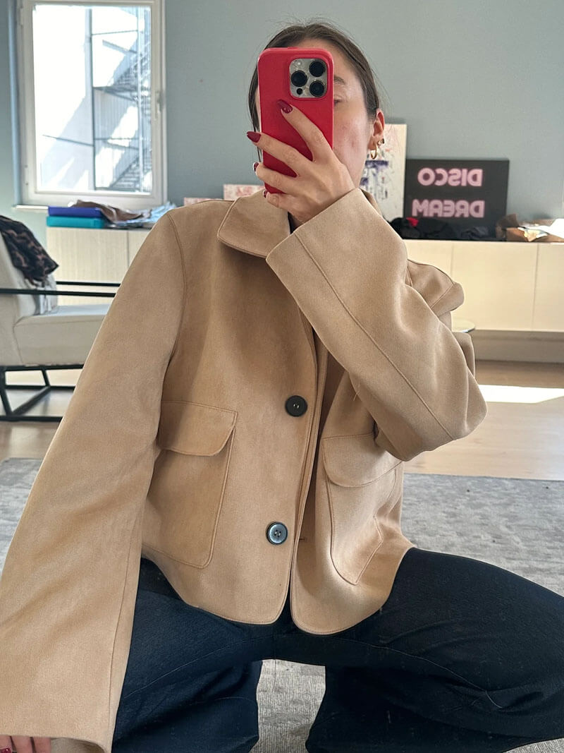 Marissa™ - Faux Suede Jacket