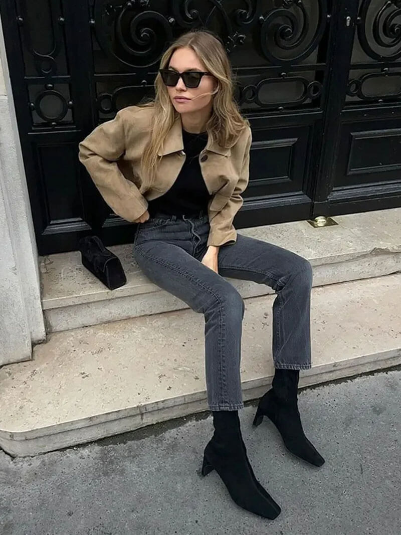 Marissa™ - Faux Suede Jacket