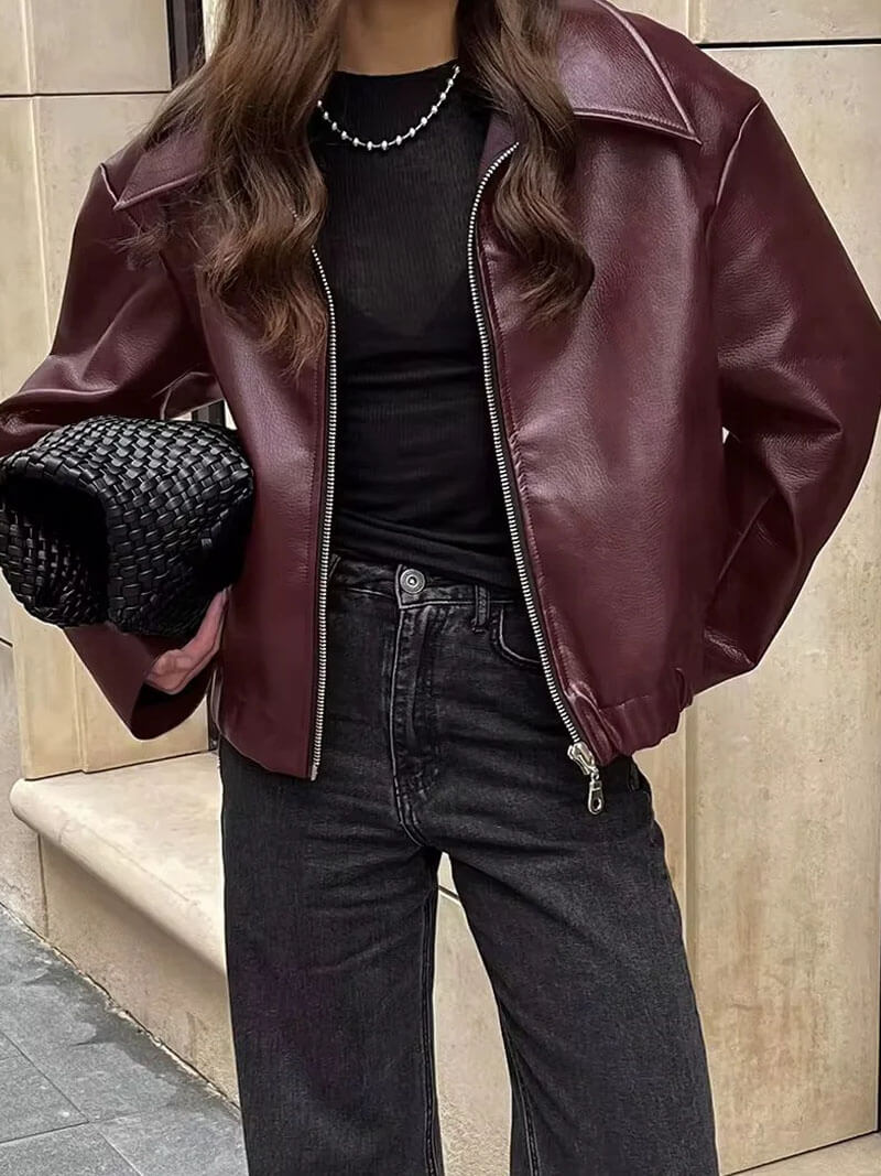 Romy™ - Luxe Leather Jacket