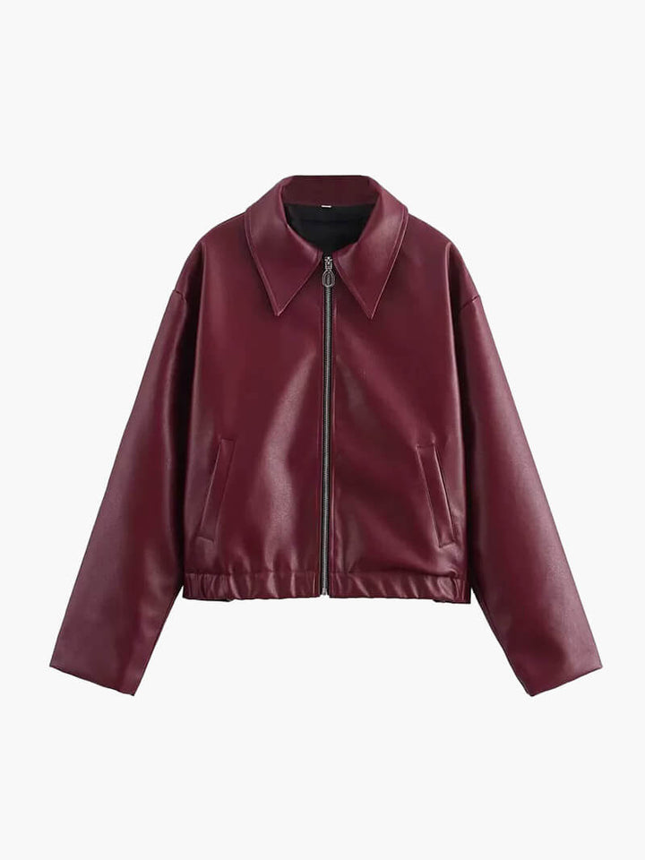 Romy™ - Luxe Leather Jacket
