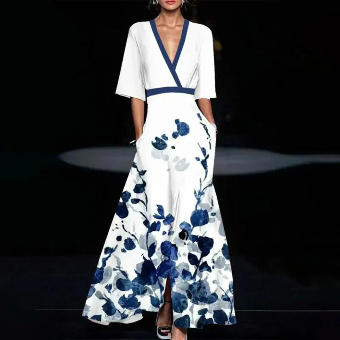 Jamie™ - Elegant Floral Maxi Dress