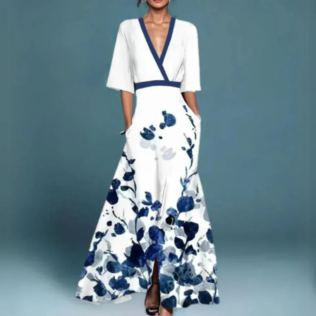 Jamie™ - Elegant Floral Maxi Dress
