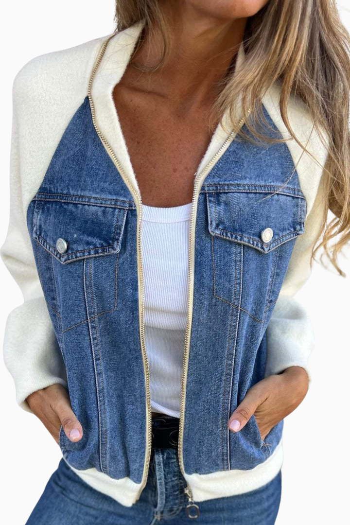 Zoe™ - Chic Denim Jacket
