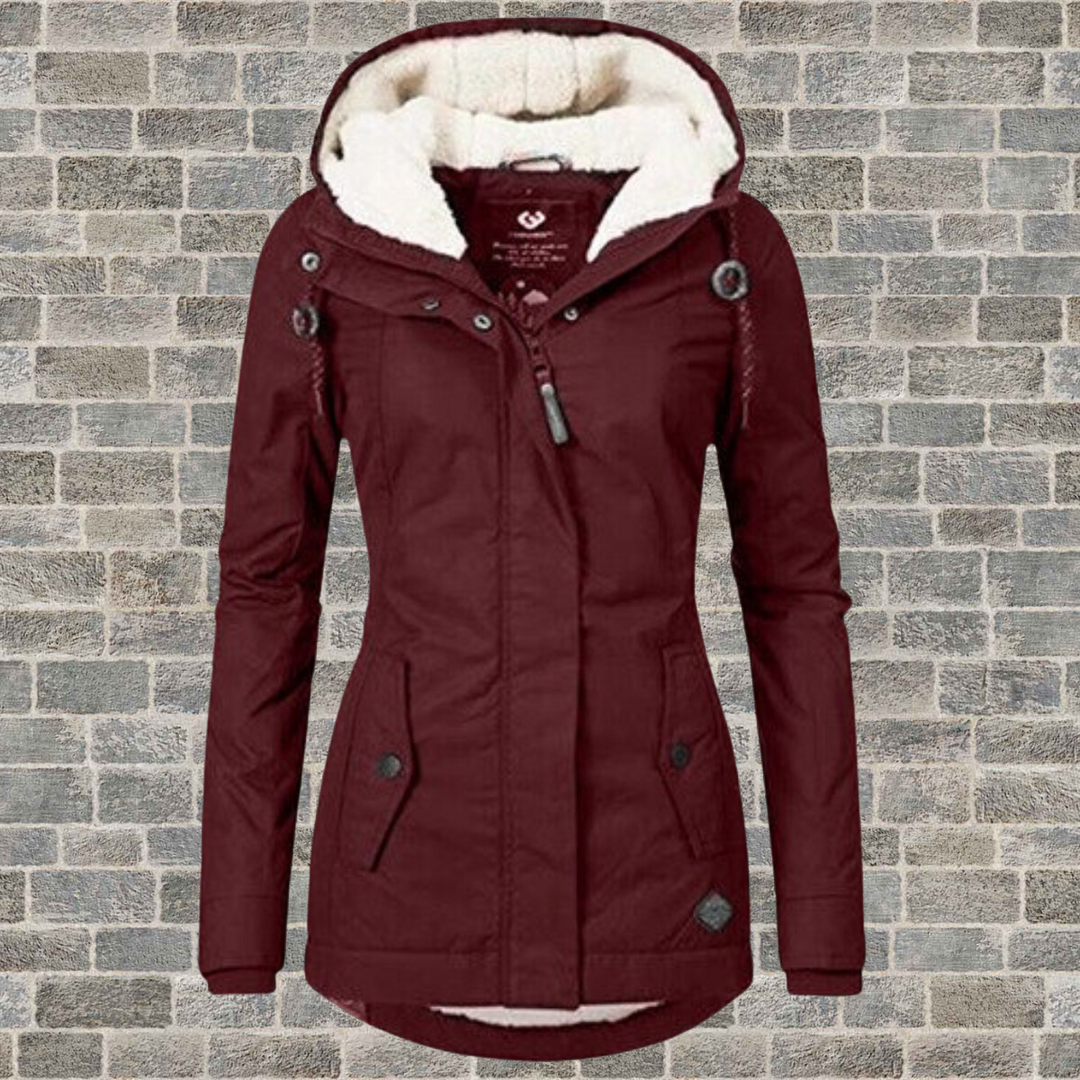 Jenna™ - Snug Sherpa Hoodie Coat