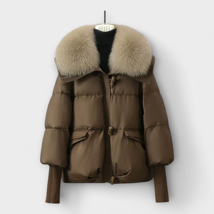 Lucyna™ - Sophisticated Fur-Lined Jacket