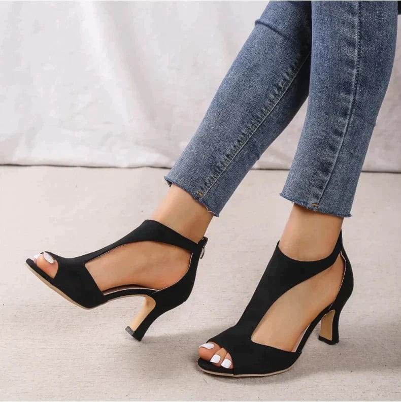 Moira™ - Zip-Up High Heel Sandals