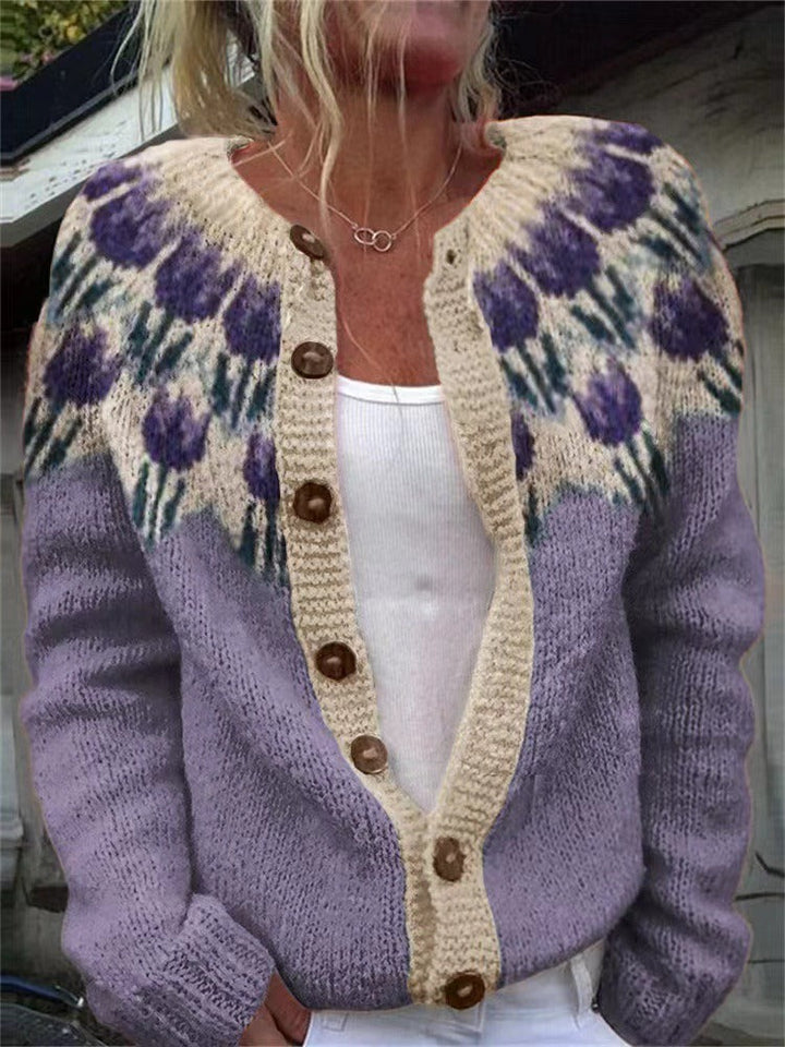 Josephine™ - Retro Icelandic Cardigan