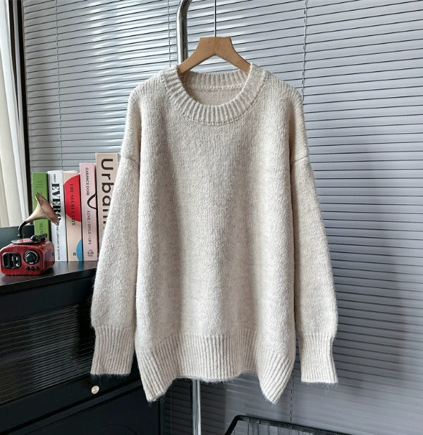 Alina™ - Sleek Minimalist Knit Sweater
