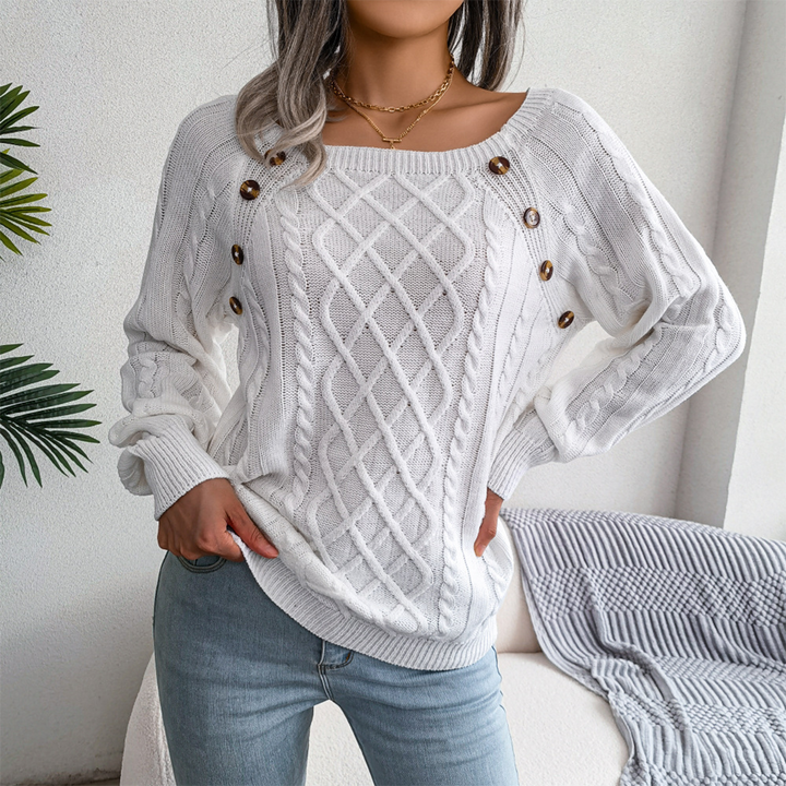 Elaine™ - Cozy Cable Knit Sweater