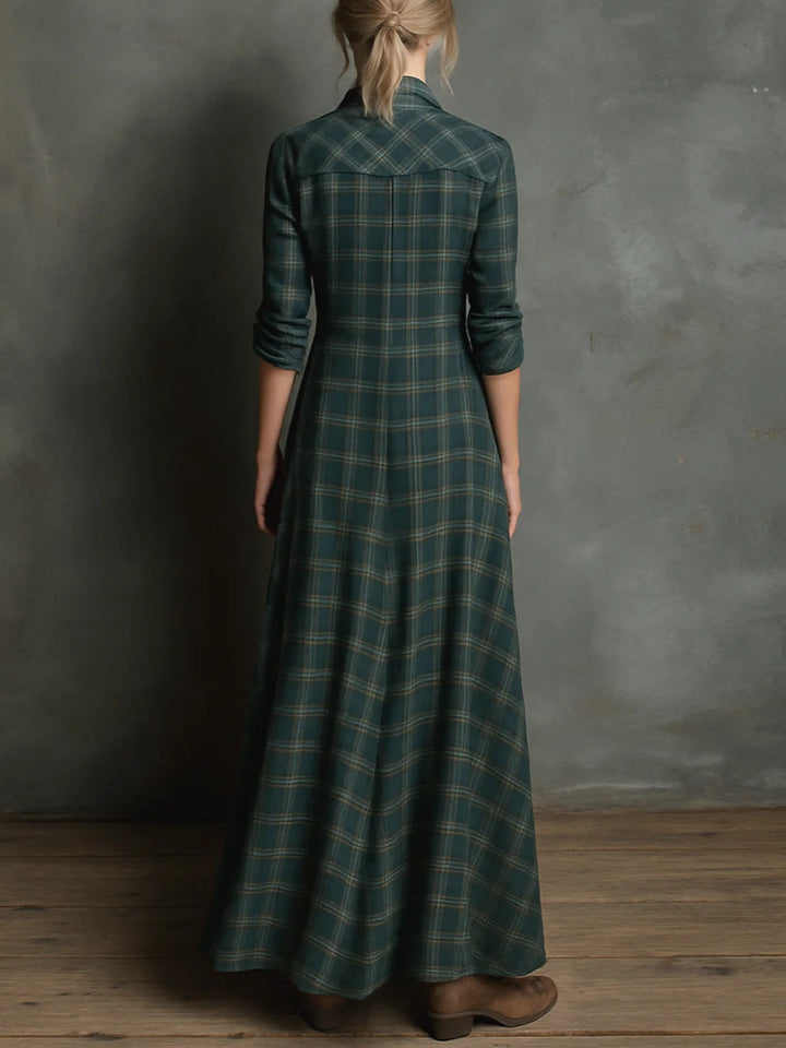 Haven™ - Plaid Maxi Shirt Dress