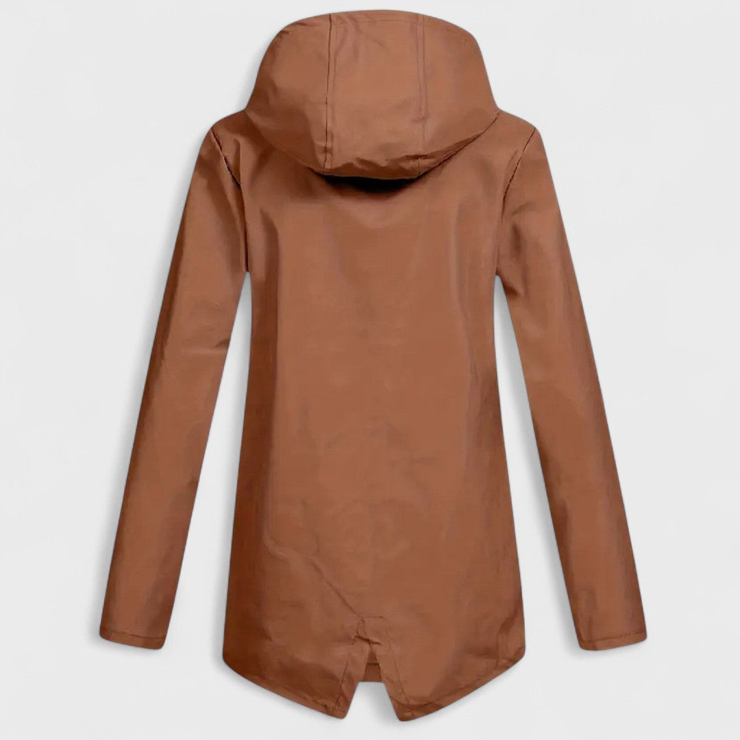Astrid™ - Cozy Fleece-Lined Rain Parka