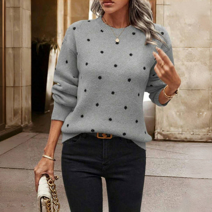 Romy™ - Snug Dot Knit Sweater