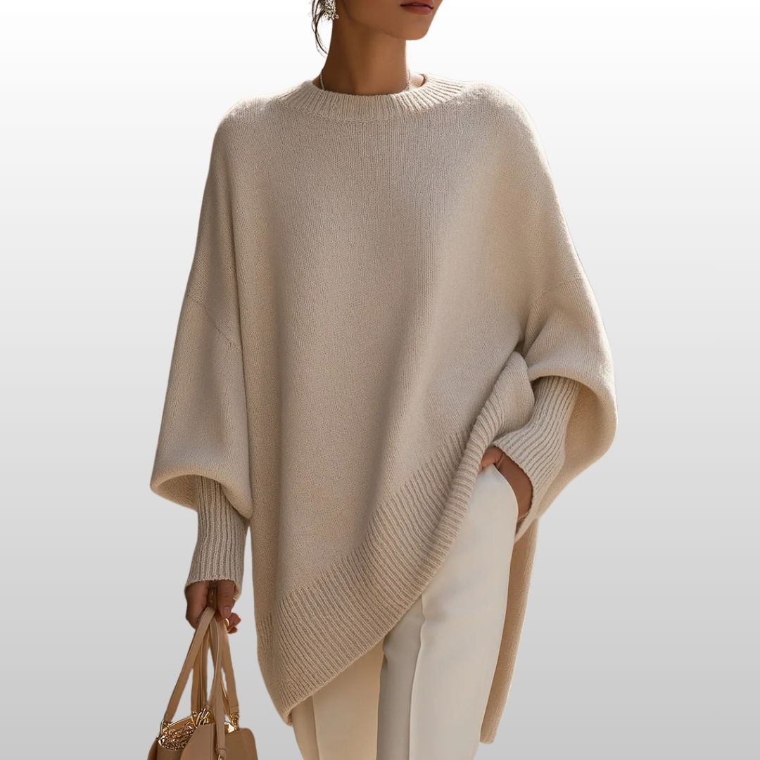 Alina™ - Sleek Minimalist Knit Sweater