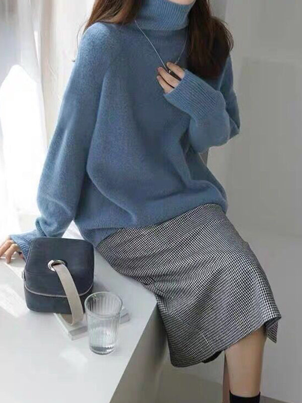 Heather™ - Snug Turtleneck Sweater