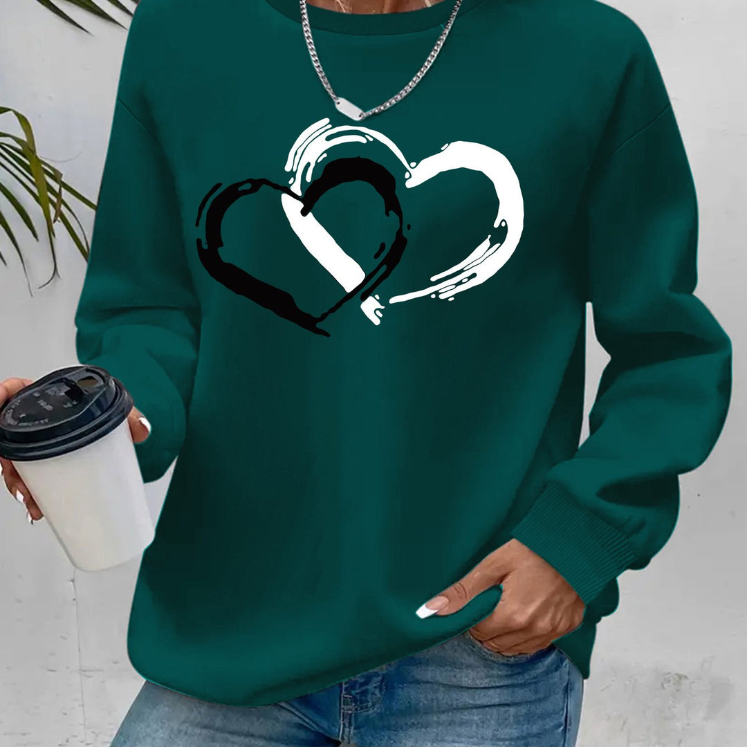 Sharyn™ - Chic Heart Sweater
