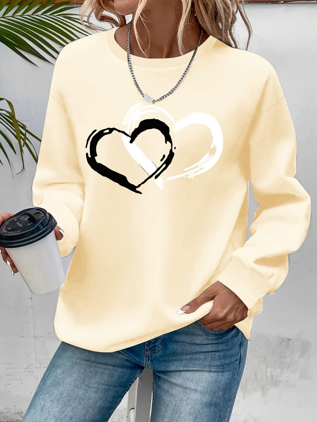 Sharyn™ - Chic Heart Sweater