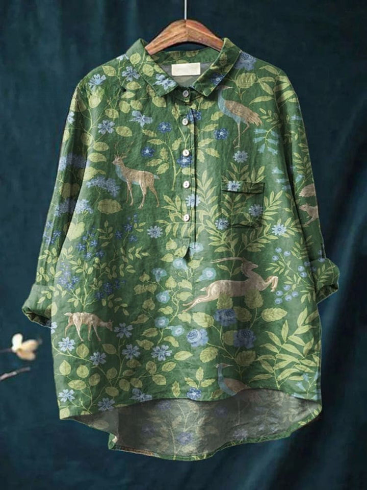 Olivia™ - Botanical Woodland Shirt