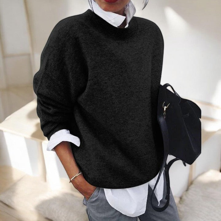 Serenity™ - Timeless Black Knit Sweater