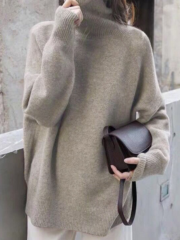 Heather™ - Snug Turtleneck Sweater