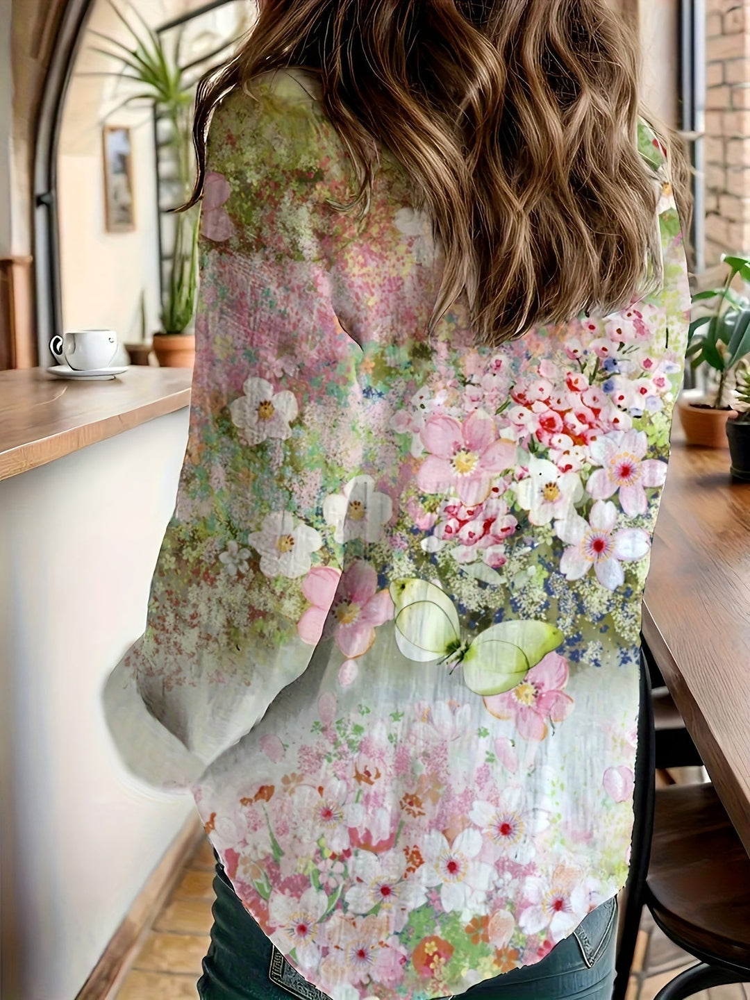 LUCIA™ - Bohemian Floral Blouse